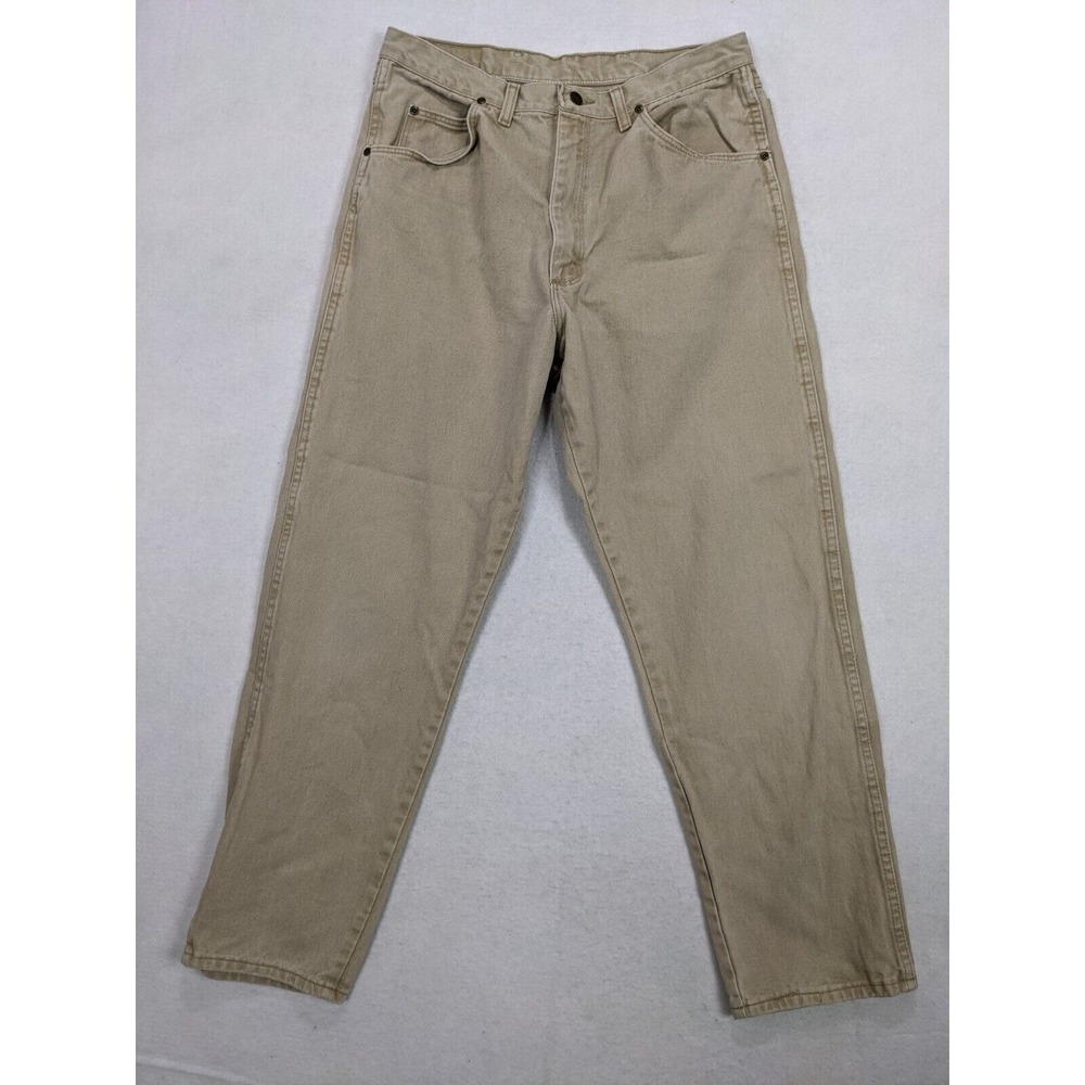 Wrangler Mens Denim Jeans Beige 34 x 31 No Tags